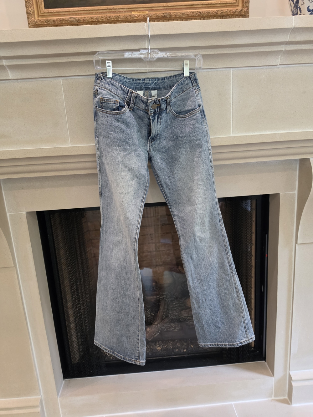 Light Blue Flare Jeans for Women - Classic Stretch Denim